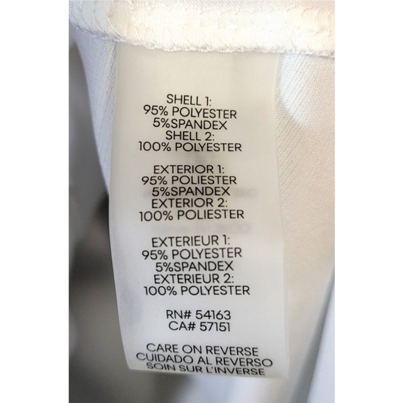 Calvin Klein Floral Top Pleated Front Split Back Sleeveless Layered Size M Work - Picture 8 of 12